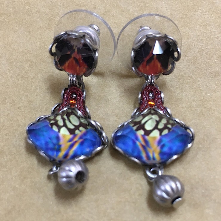 THREE PIECE DROP AYALABAR EARRINGS