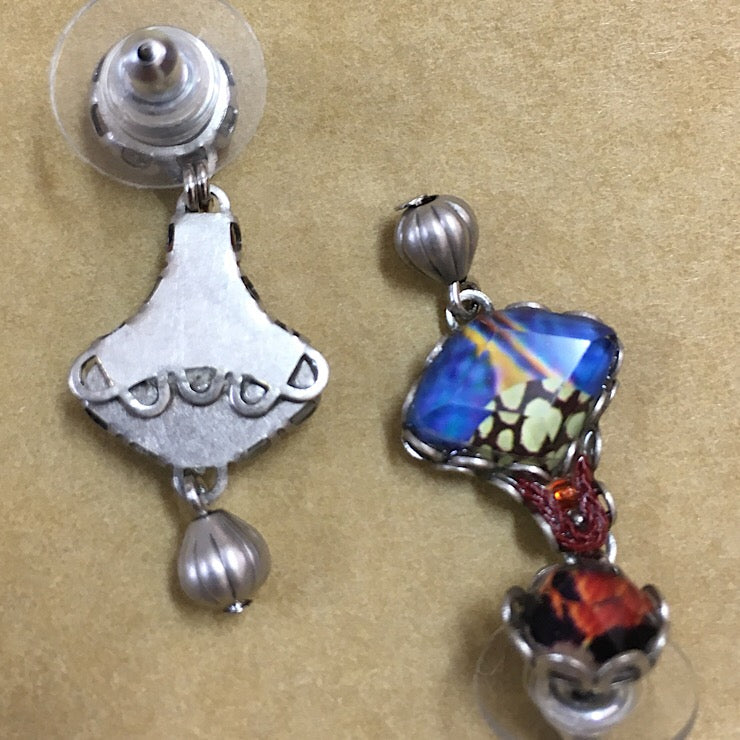 THREE PIECE DROP AYALABAR EARRINGS