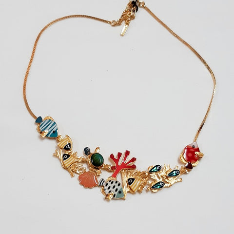 FUNKY FRENCH JEWELLERY UNDERWATER SCENE [STYLE:NECKLACE]