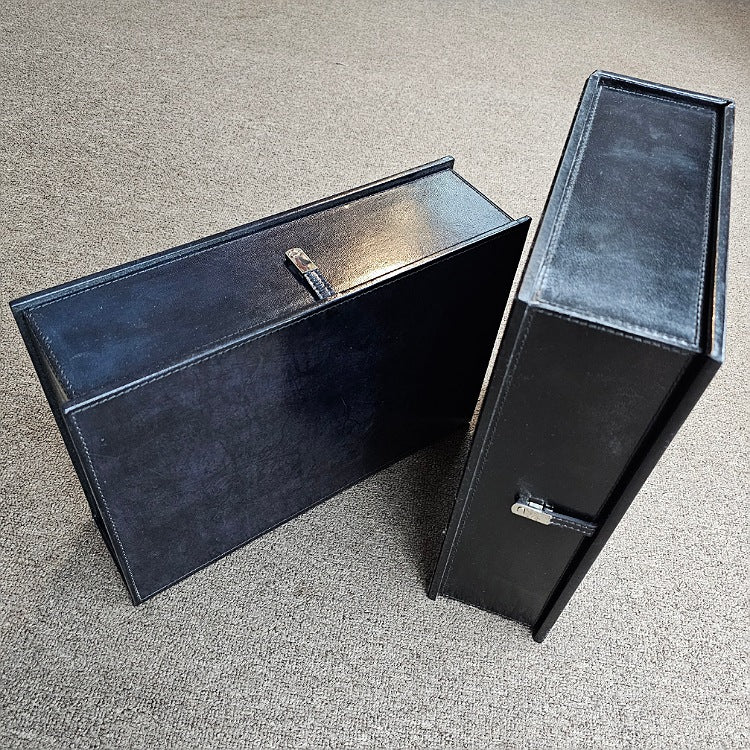 LEATHER DOCUMENT BOX