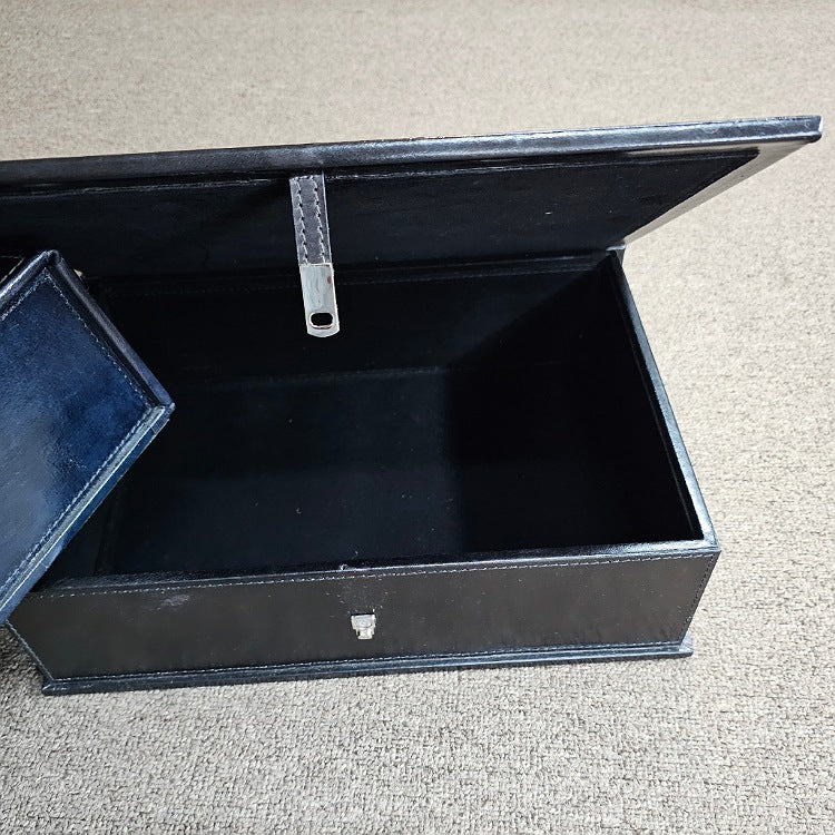 LEATHER DOCUMENT BOX