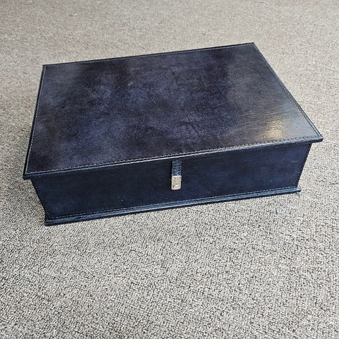 LEATHER DOCUMENT BOX