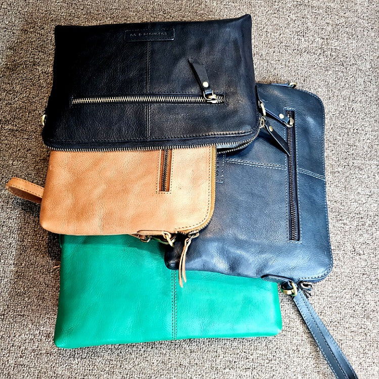 LEATHER WEEKEND CROSSBODY BAG