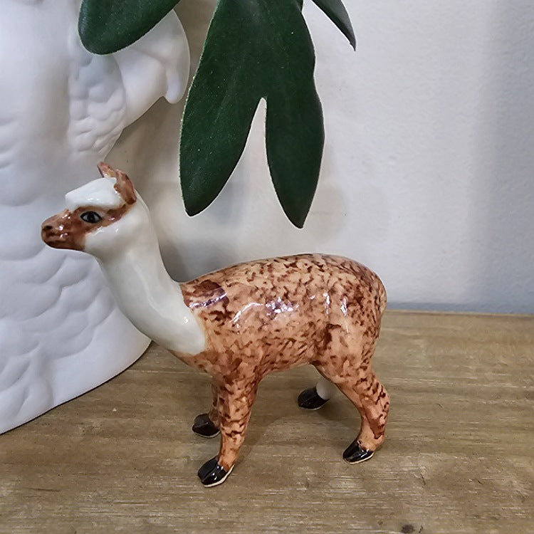 PORCELAIN TRINKET LLAMA