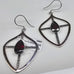 ENTIA HOOK EARRINGS INDIAN GARNET