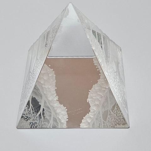ETCHED ACRYLIC PYRAMID