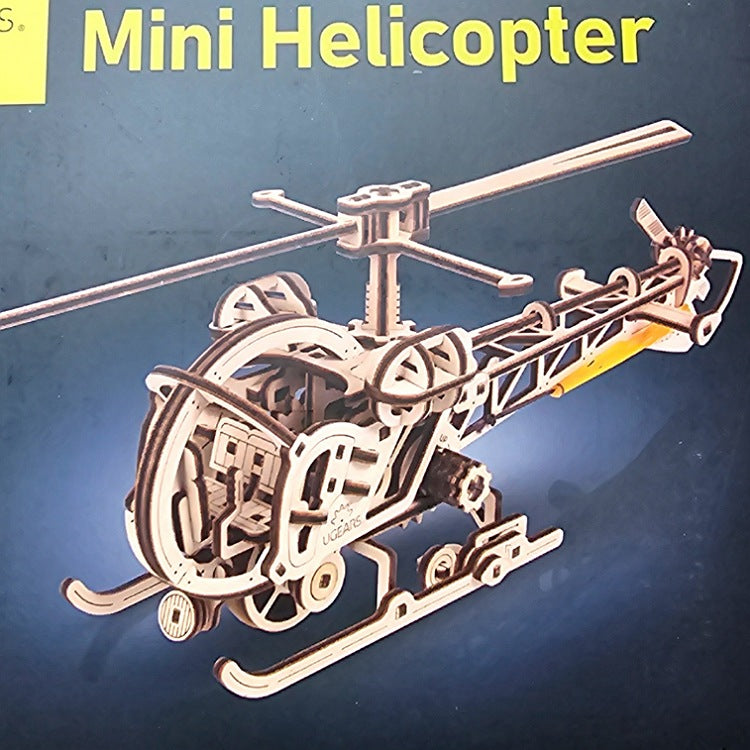 UGEARS WOODEN HELICOPTER MODEL