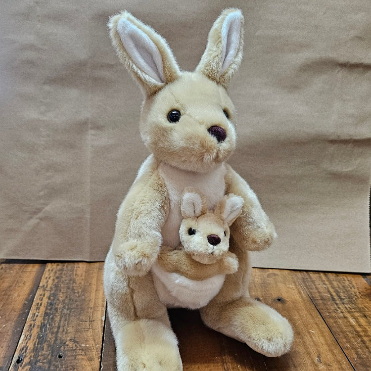 SOFT TOY KANGAROO AND JOEY