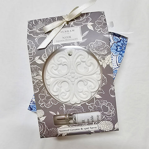 SCENTED CERAMIC DISC WITH SPRAY