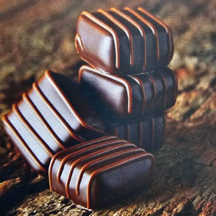 DARK CHOCOLATE WITH SALTED CARAMEL AND BUNDABERG ROYAL LIQUEUR CENTRE