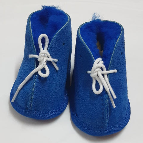 BRAND NEW BABY BOOTIES COBALT