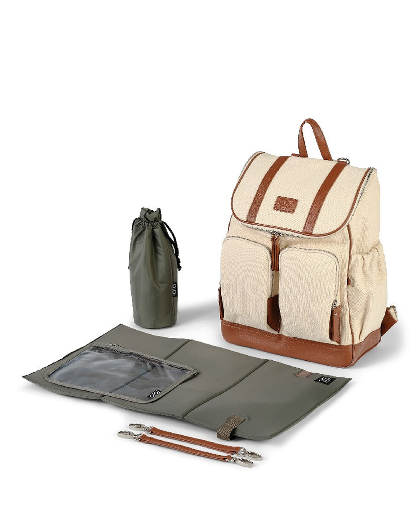 NEW MOTHERS HANDS FREE CANVAS BACKPACK