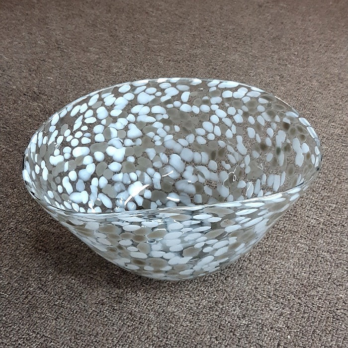 MOTTLED GLASS BOWL