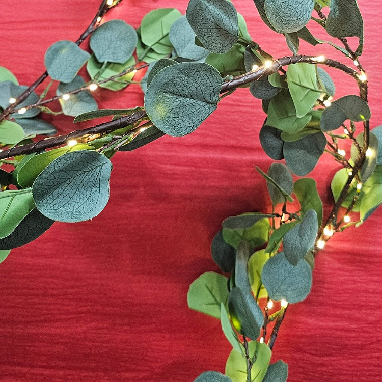 LED GARLAND EUCALYPT LEAVES