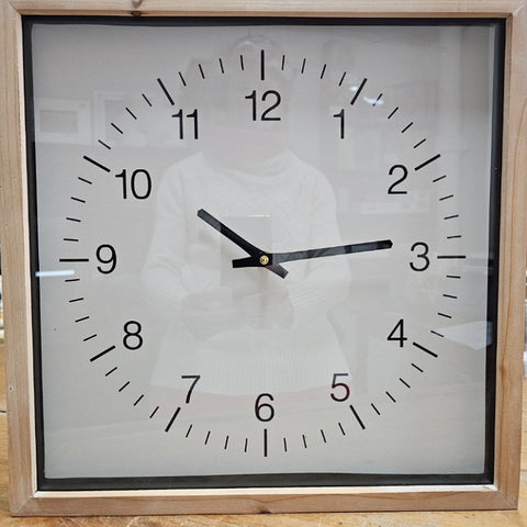 PLAZZA WOOD CLOCK
