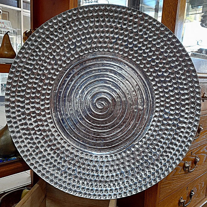 ALUMINIUM ROUND TRAY WALL ART