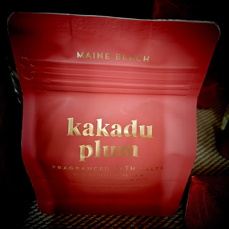 BATH SALTS POUCH KAKADU PLUM WITH ORGANIC ROSELLA