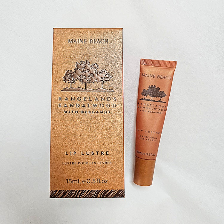 SANDALWOOD BERGAMOT LIP LUSTRE PACKAGED