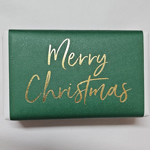 SOAP GOLD GREEN MERRY CHRISTMAS