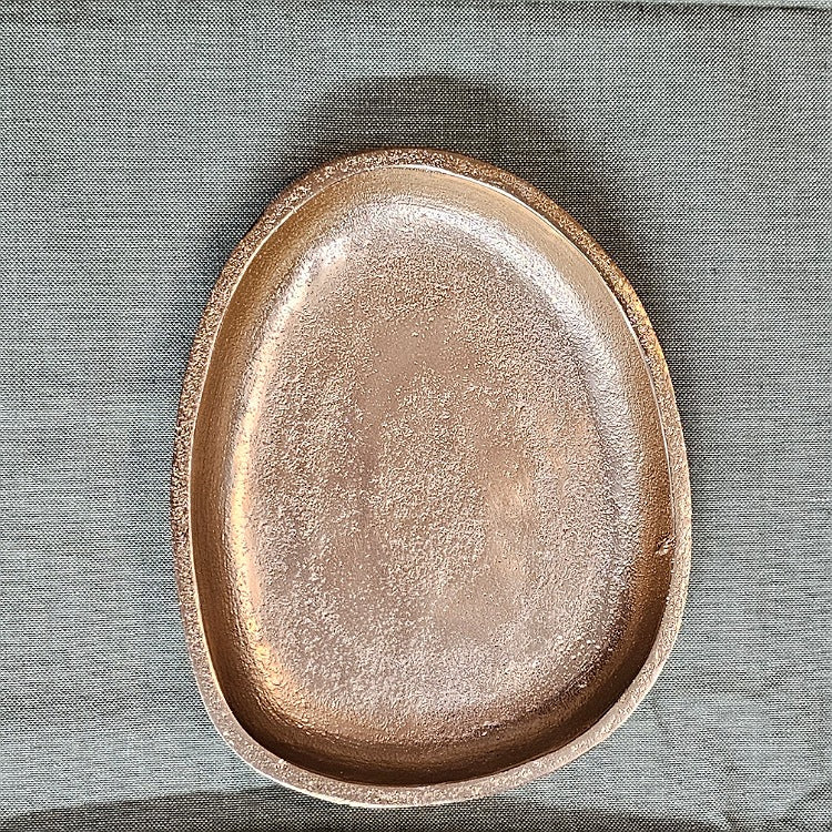 GOLD PLATTER ORGANIC SHAPE