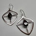 ENTIA HOOK EARRINGS INDIAN GARNET