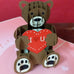 POP UP CARD I LOVE YOU TEDDY