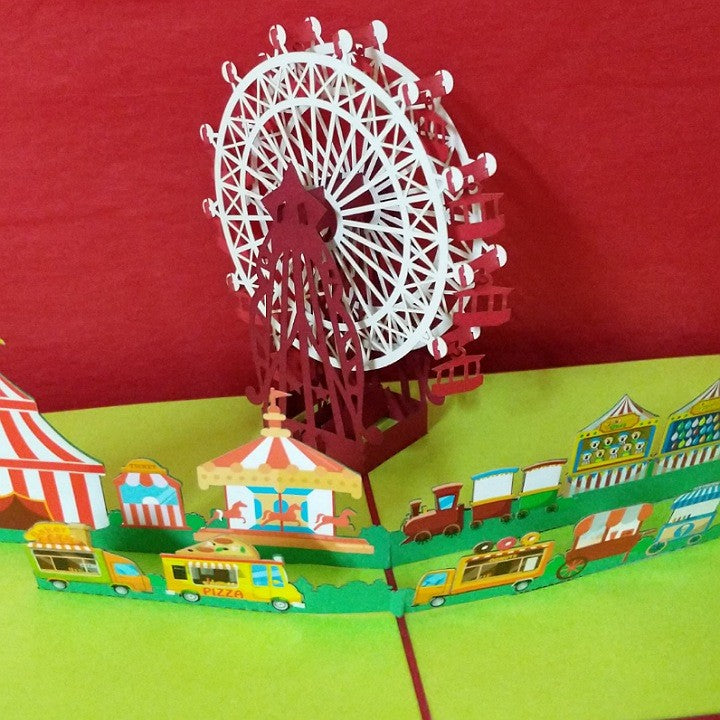 POP UP CARD FERRIS WHEEL