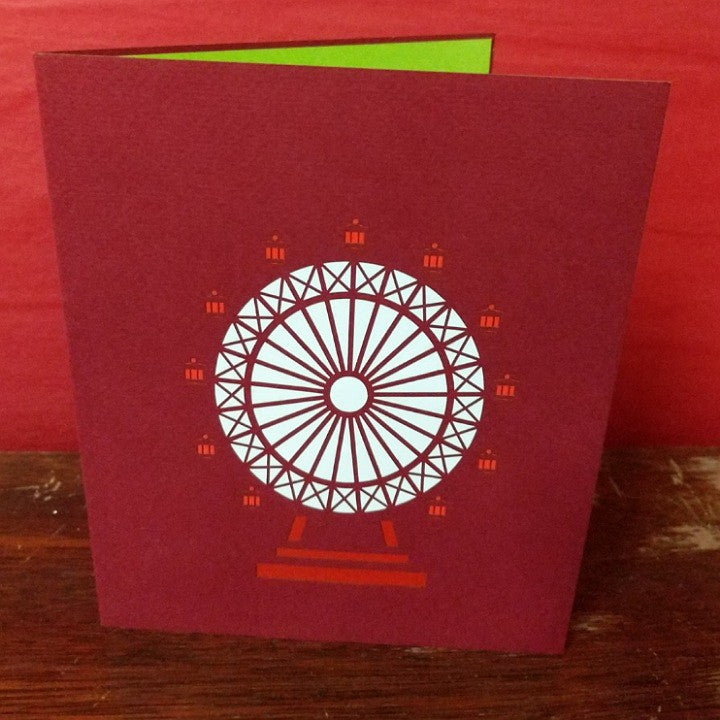 POP UP CARD FERRIS WHEEL