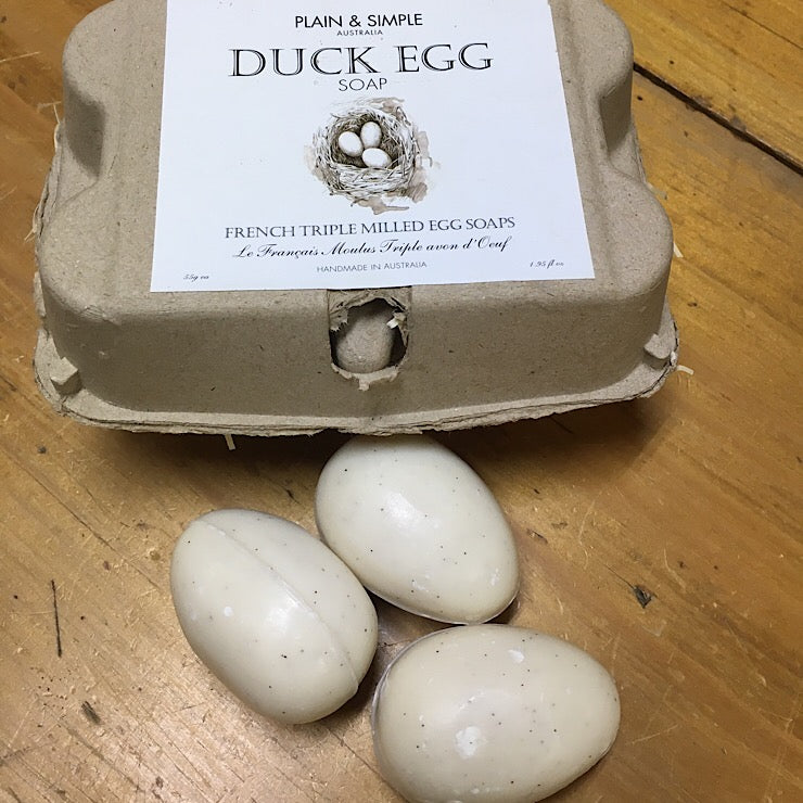 1/2 DOZ DUCK EGG CARTON IVORY