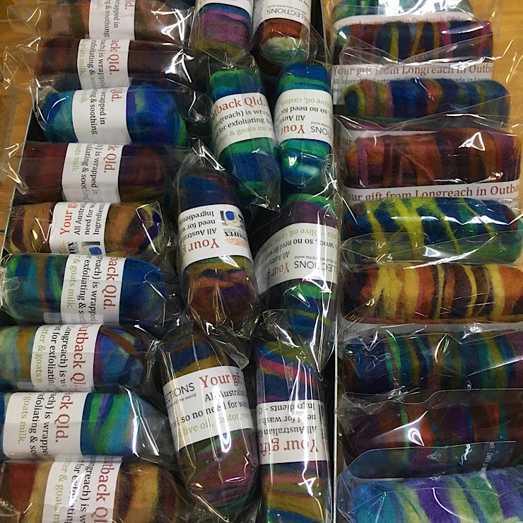 WOOL FELTED GOATSMILK SOAP