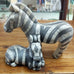 CERAMIC ZEBRA FOAL