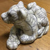 DECORATIVE CERAMIC LIONESS FIGURINE