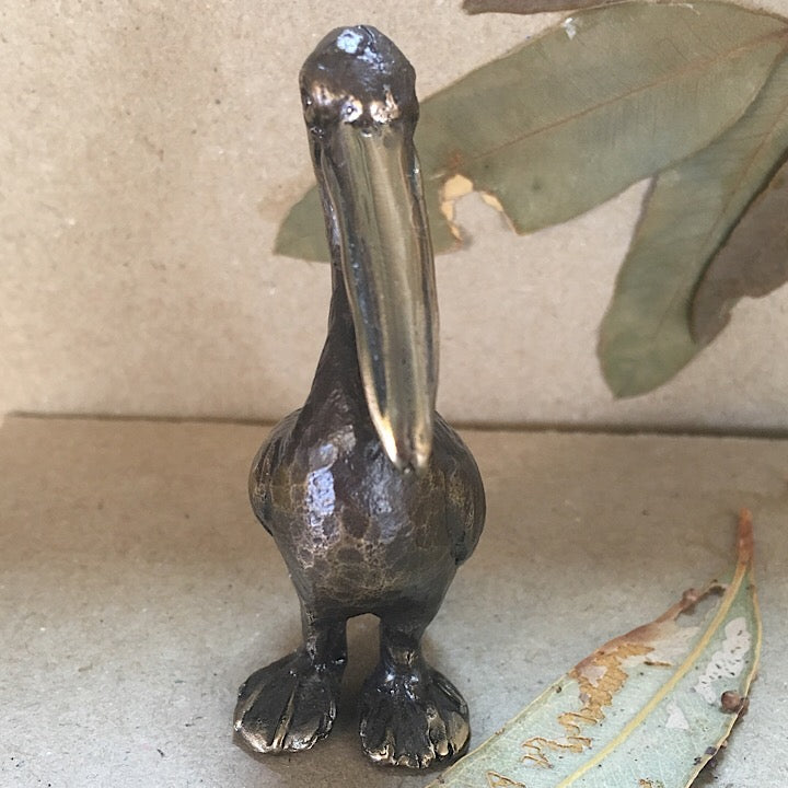 PETE SMIT BRONZE PELICAN MINIATURE