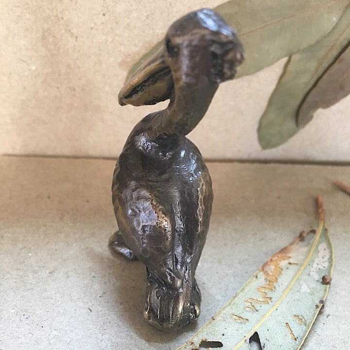 PETE SMIT BRONZE PELICAN MINIATURE