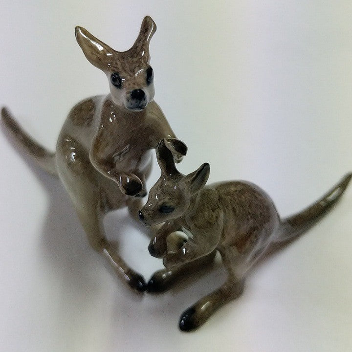 PORCELAIN TRINKET KANGAROO WITH JOEYS