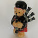 PORCELAIN TRINKET SCOTTI BEAR PLAYING BAGPIPES