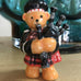 PORCELAIN TRINKET SCOTTI BEAR PLAYING BAGPIPES