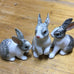 PORCELAIN TRINKETS 3 RABBITS