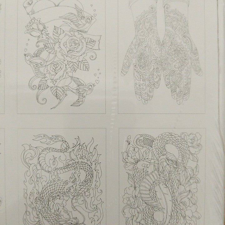 COLOURING BOOK OF ARTISTS ILLUSTRATIONS