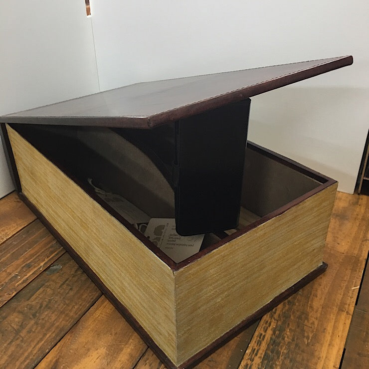 DIVIDED LEATHER BOTTLE BOX