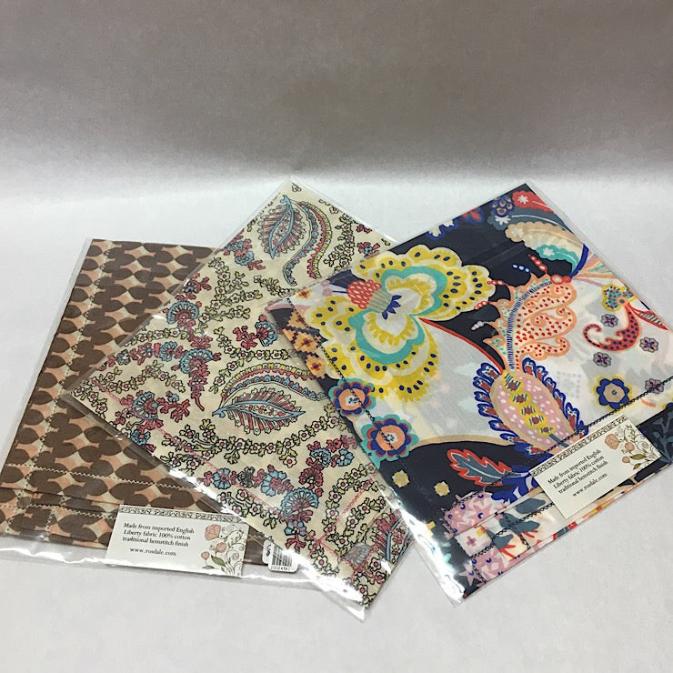 LIBERTY HANDKERCHIEFS ASSORTED PATTERNS