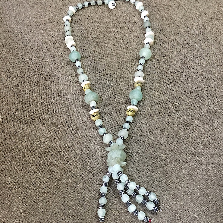 GLASS BEADS YORUBA FEATURE PIECE