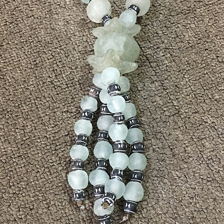 GLASS BEADS YORUBA FEATURE PIECE