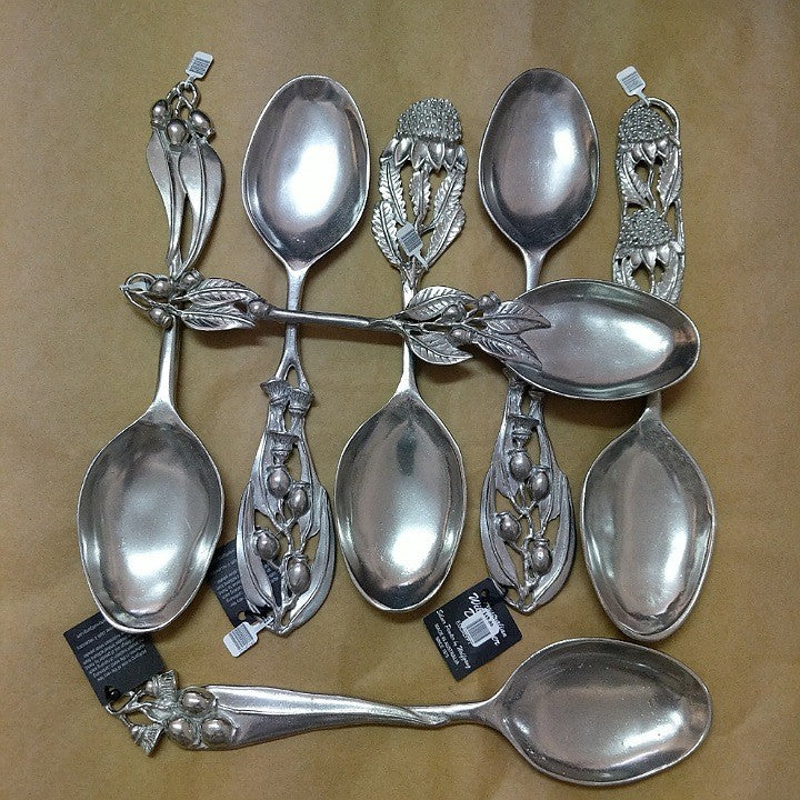 AUSTRALIAN MADE PEWTER SERVING SPOON