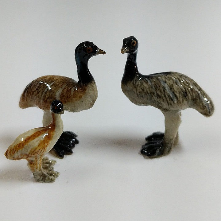 PORCELAIN TRINKET OSTRICHES