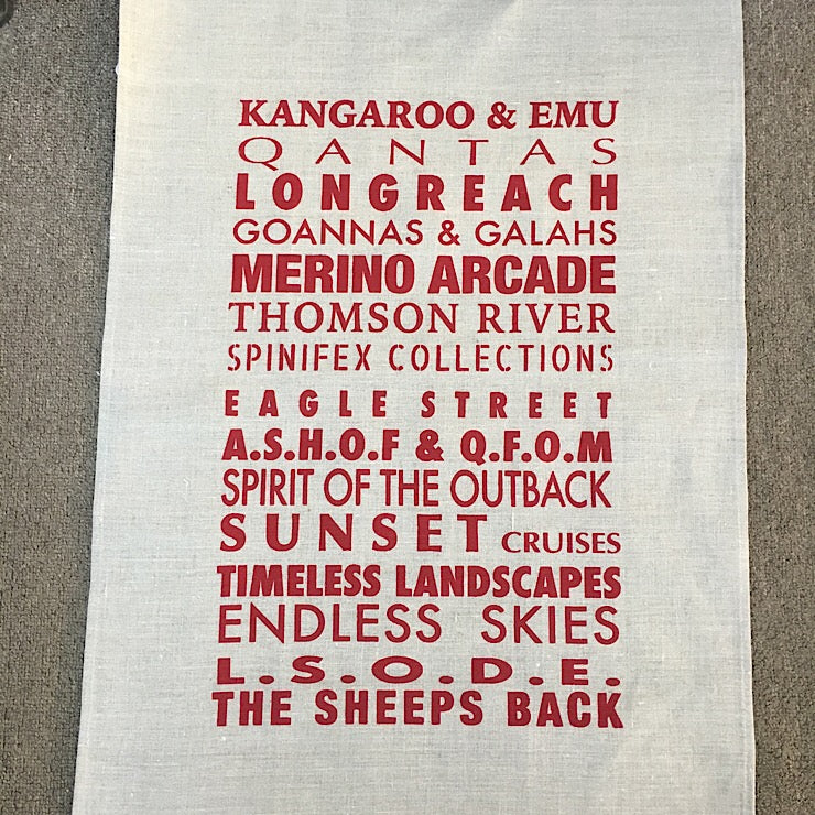 LONGREACH TEA TOWEL