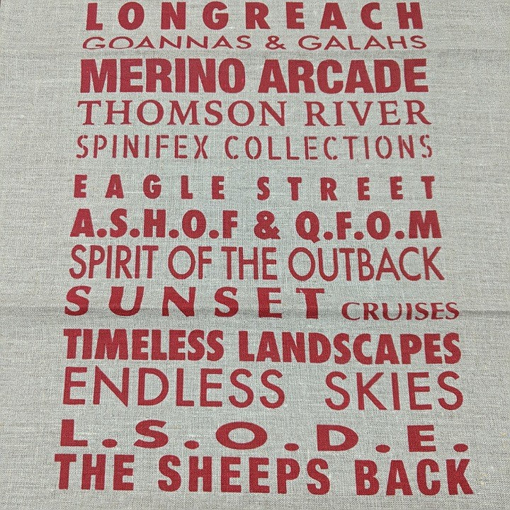 LONGREACH TEA TOWEL