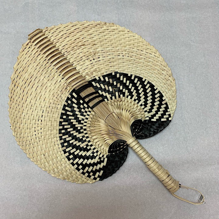 SHIBORI NATURAL FAN 25 CM
