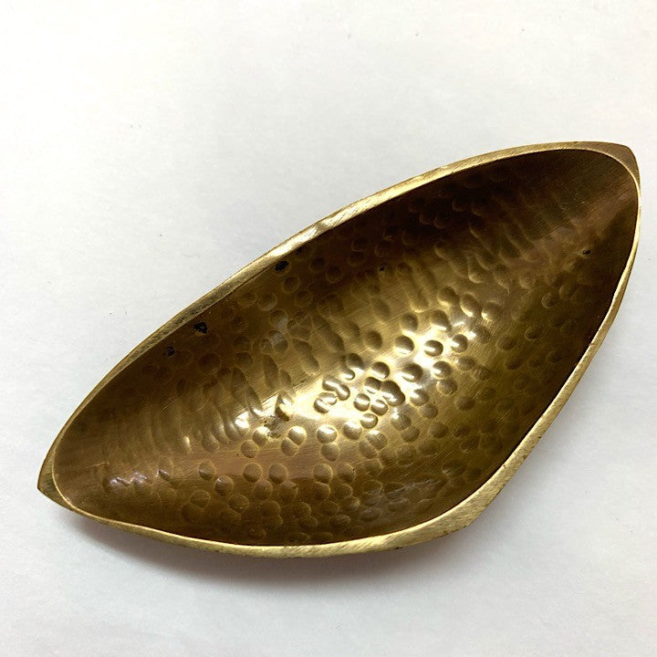 TRIANGULAR BRASS DISH