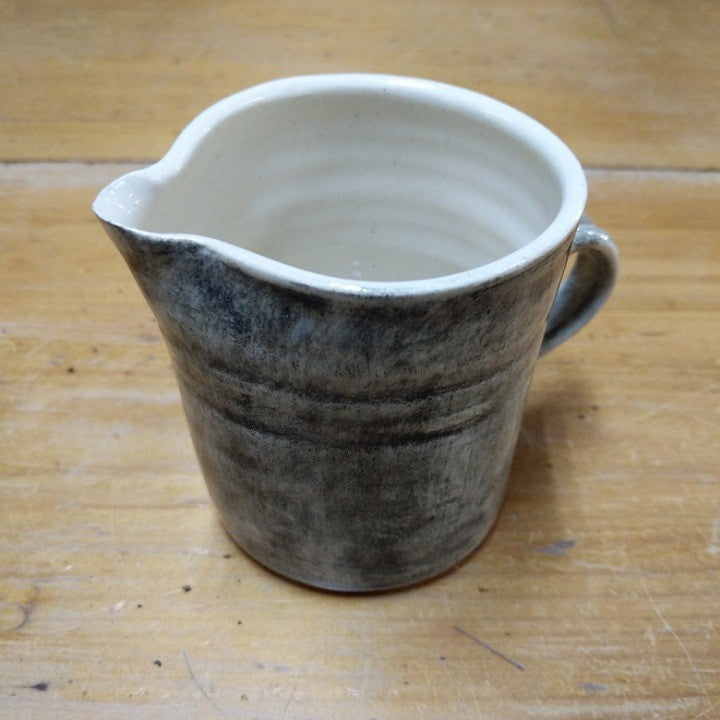 CERAMIC MILK JUG 250ML BLACK WASH